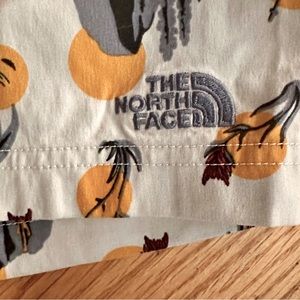 RARE Special Edition North Face Flat front shorts with unique print size XL